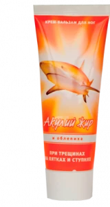 ЛУЧИКС 1018 Акулий жир и ОБЛЕПИХА КРЕМ-БАЛЬЗАМ для ног от трещин на пятках