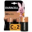 Батарейки DURACELL Basic, С (LR14, 14А), алкалиновые, КОМПЛЕКТ 2 шт., в блистере