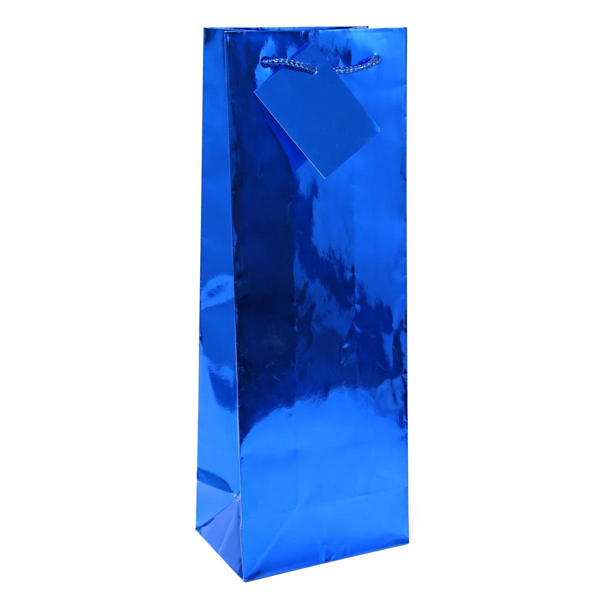 Пакет Бутылка 13x36х8,5 см метал глянец Metal Gloss/12, 31611