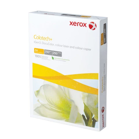 Бумага XEROX COLOTECH PLUS, А4, 250 г/м2, 250 л., для полноцветной лазерной