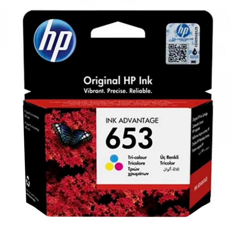 Картридж струйный HP 653 3YM74AE CMY для DeskJet Plus 6075, 6475