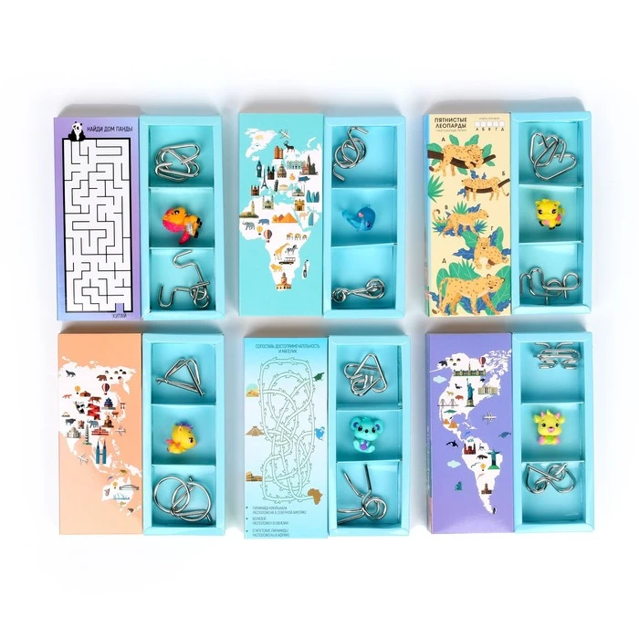 Головоломка металлическая «Исследуй мир»