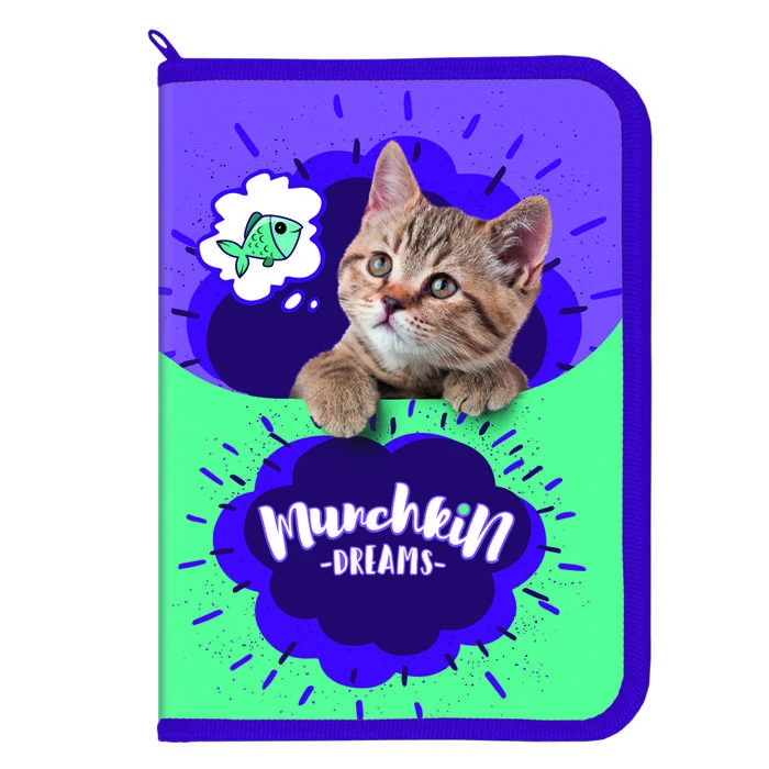 Папка для труда А4 СЕРЫЙ КОТИК 325х230х25 молния вокруг пластик. ПТРПМ-РЖК Папка для труда А4 СЕРЫЙ КОТИК 325х230х25 молния вокруг пластик. ПТРПМ-РЖК