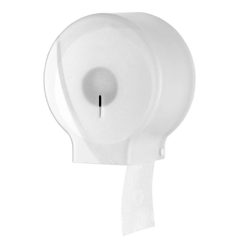 Диспенсер для туалетной бумаги рул мини белый прозр R-1310TW