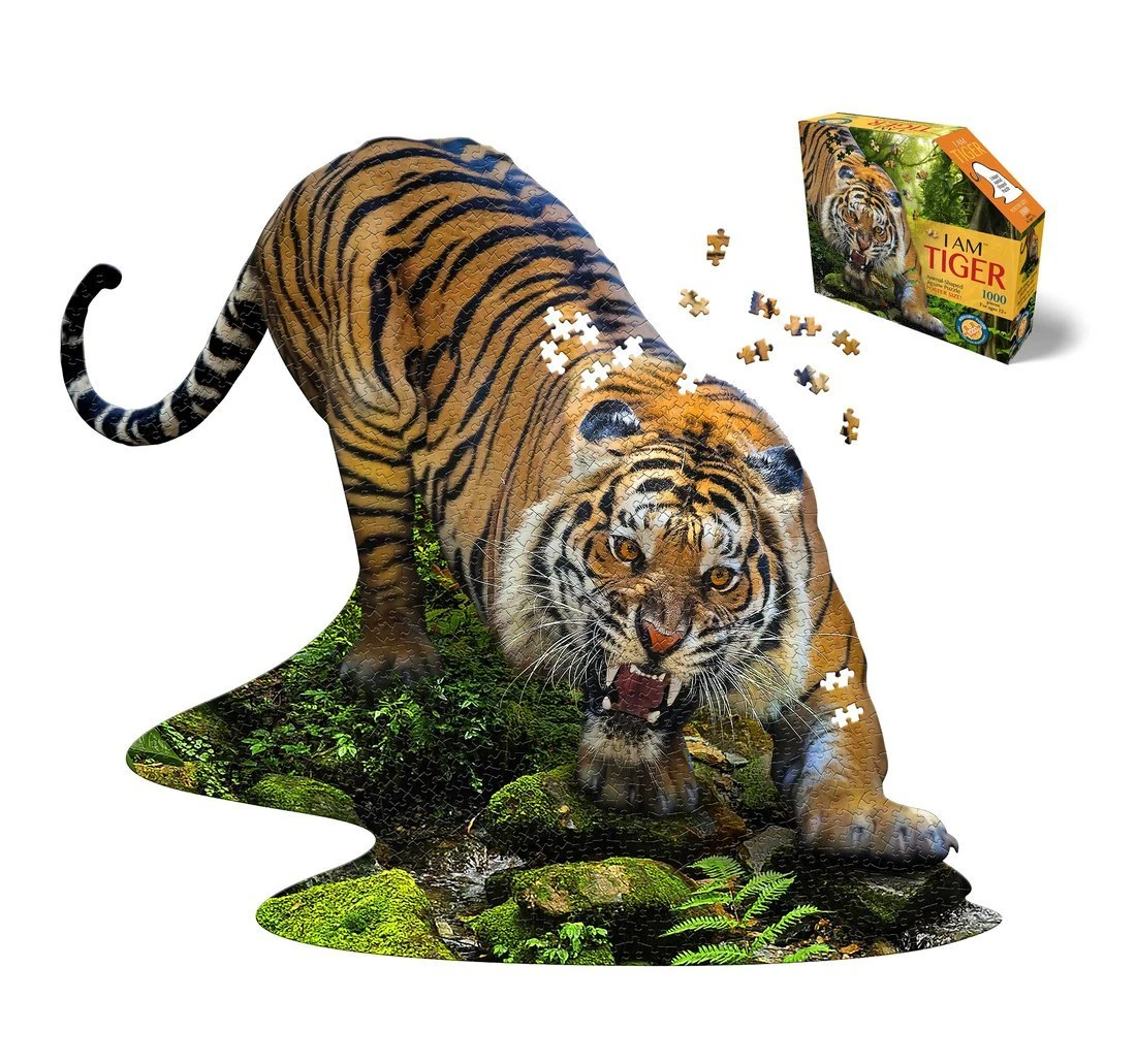 Пазл контурный Тигр, 1000 деталей