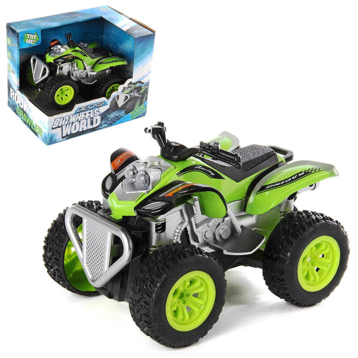 Машина металлическая Crawler OFF-ROAD MOTORBIKE 360, противоударная система,