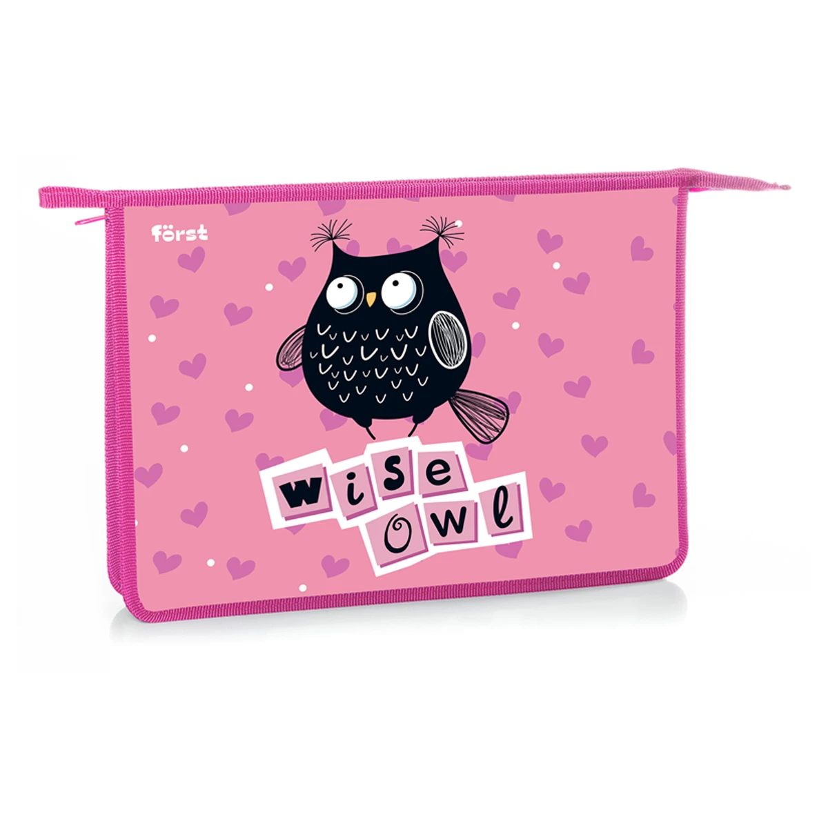 Папка для тетрадей 1 отделение, А4, Frst "Black owl", 340*245*40мм, Папка для тетрадей 1 отделение, А4, Frst "Black owl", 340*245*40мм,