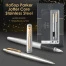 Набор PARKER "Jotter Stainless Steel GT": шариковая ручка синяя и