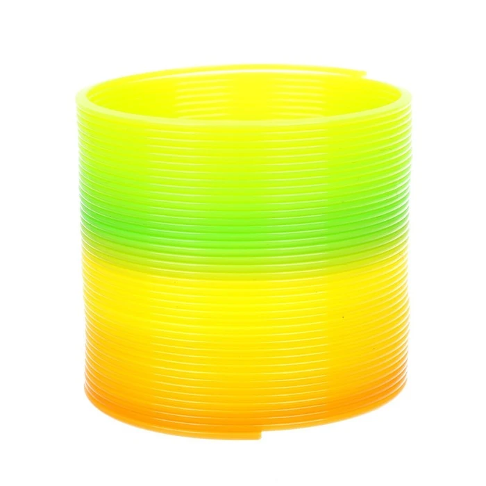 Спираль-радуга «Зелёный монстрик»