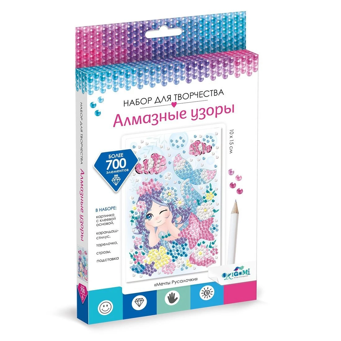 Набор для творчества Алмазные узоры Мечты русалочки Набор для творчества Алмазные узоры Мечты русалочки