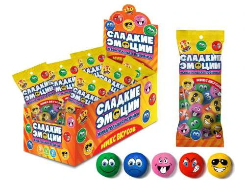 ZED Сладкие эмоции жевательная резинка с принтом
