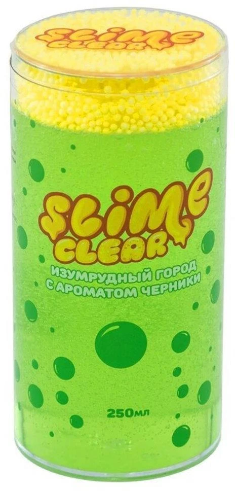 Clear-slime "Изумрудный город" с ароматом яблока, 250 г, в