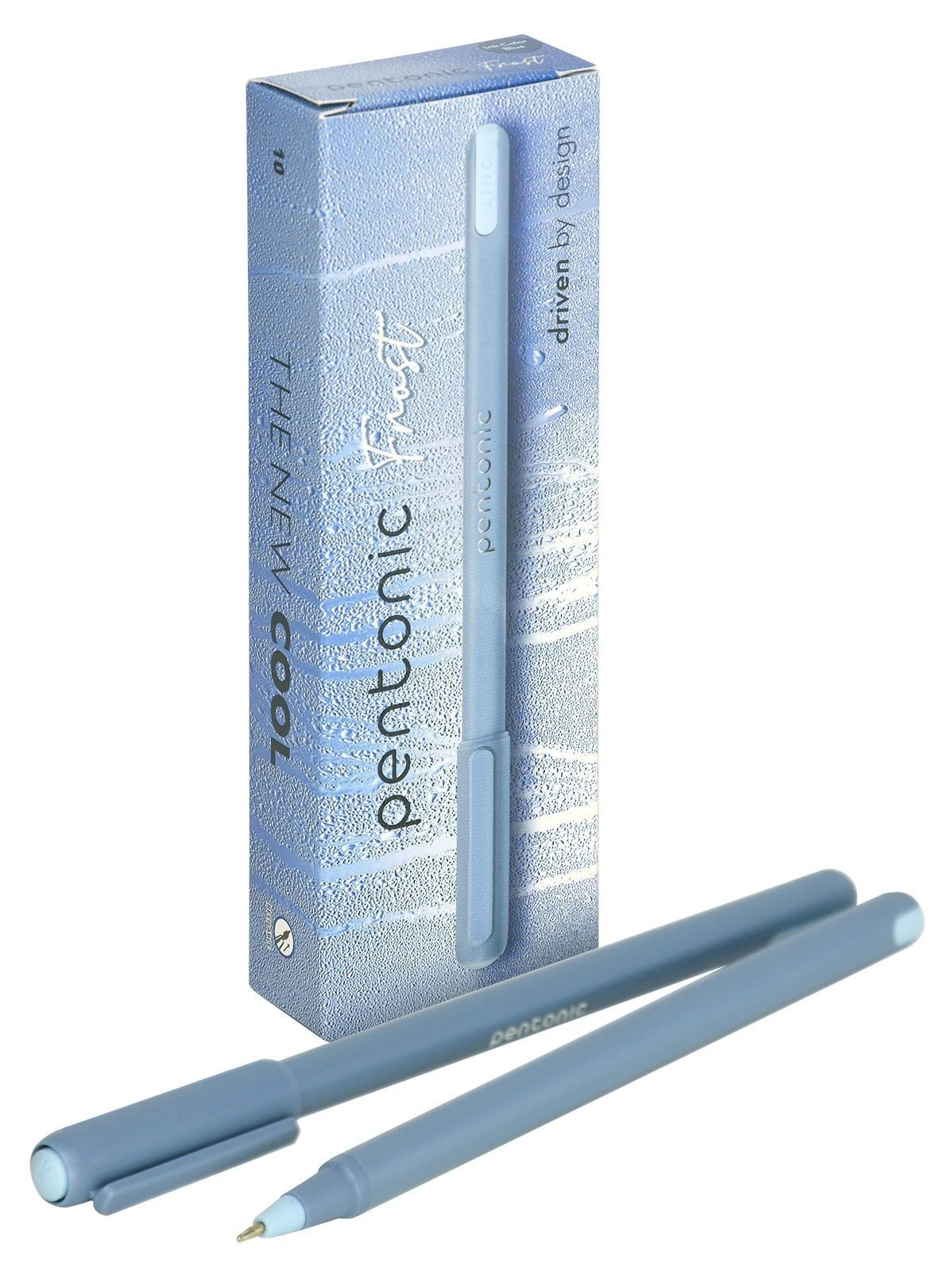 Ручка шариковая Linc PENTONIC FROST синий 0,7 мм голуб. кругл. корп. игольчатый