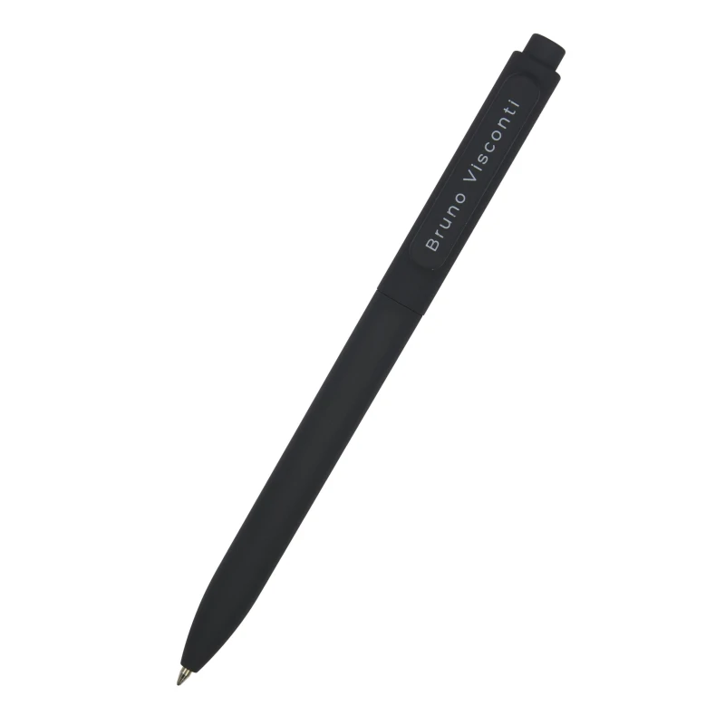 Ручка шариковая автоматическая SoftClick.Black 0.7мм синяя 20-0102