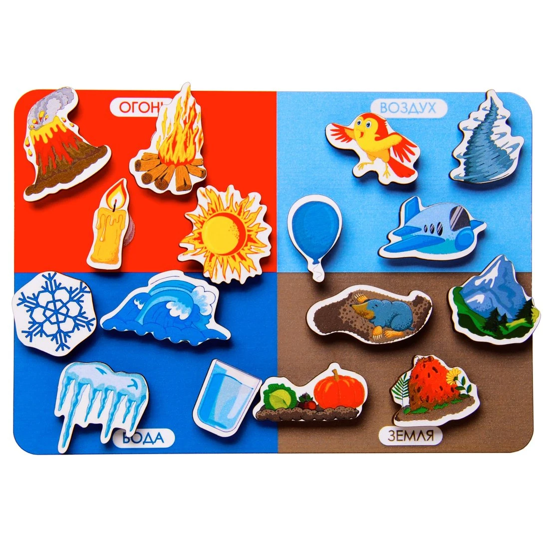 Липучка учим стихии Липучка учим стихии
