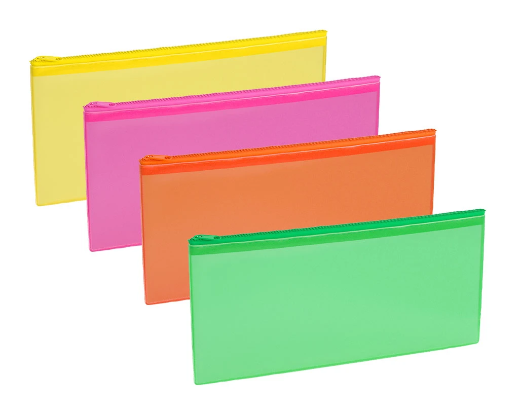 Пенал-косметичка пластиковый Erich Krause Matt Neon, ПВХ (в пакете по 4 шт.) Пенал-косметичка пластиковый Erich Krause Matt Neon, ПВХ (в пакете по 4 шт.)