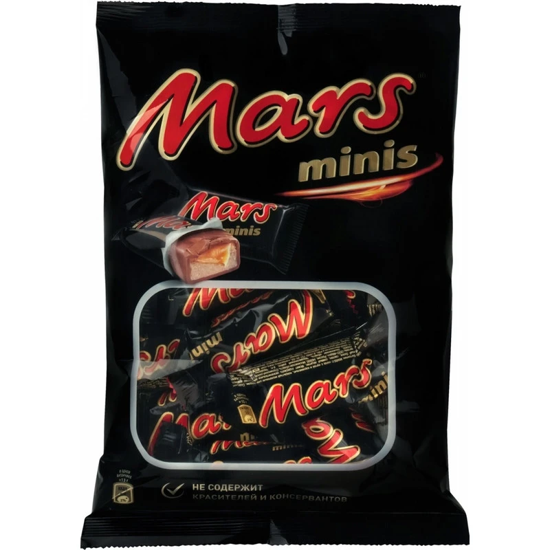 Шоколадный батончик Mars мини 182г