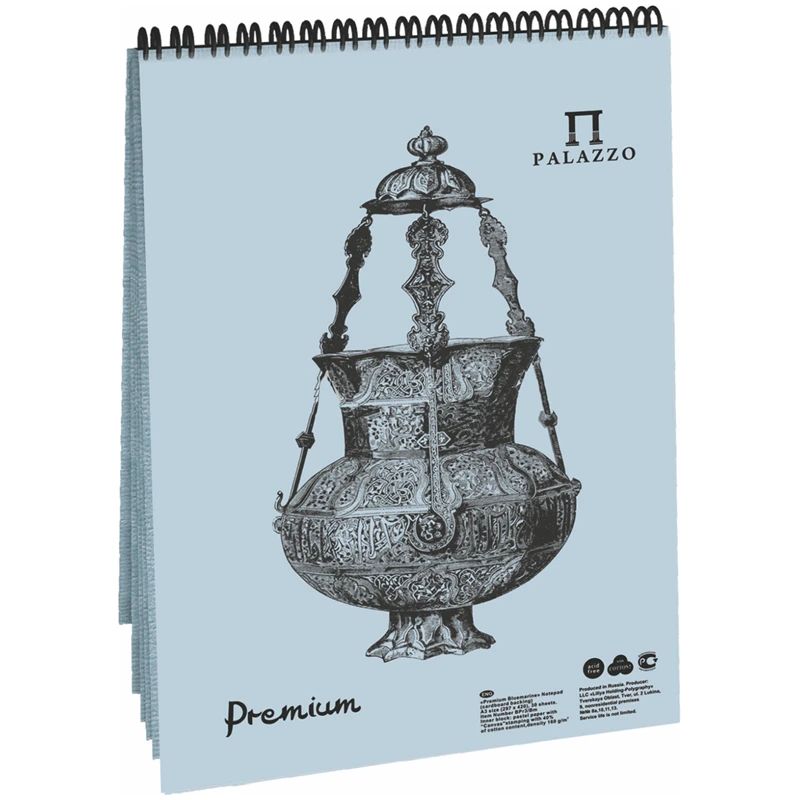 Блокнот для пастели 30л. А4 на гребне Лилия Холдинг " Bluemarine", Блокнот для пастели 30л. А4 на гребне Лилия Холдинг " Bluemarine",