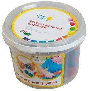 Набор для детской лепки Тесто-пластилин 15 цветов TA1066V штр.:  4814723001178
