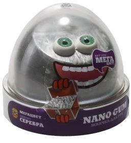 Жвачка для рук Nano gum,  эффект серебра ,  50 гр.