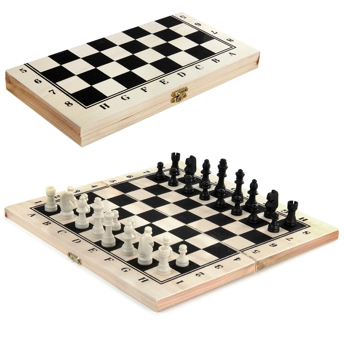 Настольная игра Шахматы деревянные, 29х3х14,5, коробка Настольная игра Шахматы деревянные, 29х3х14,5, коробка