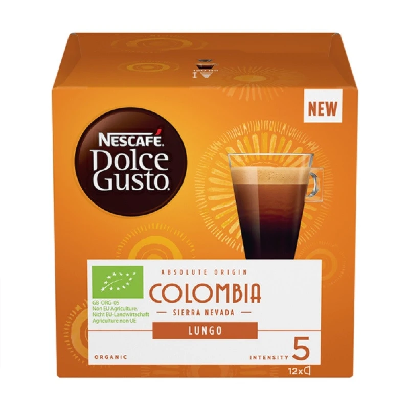 Кофе в капсулах Nescafe Dolce Gusto Lungo Colombia, 12 кап