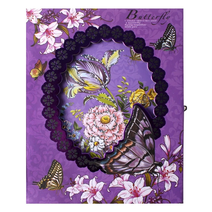 Блокнот 13*19см на спирали в подарочной упаковке с замком "Darvish"