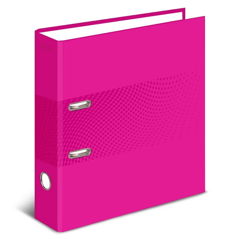 Папка-регистратор Attache Digital, розовый. лам.карт, 75мм