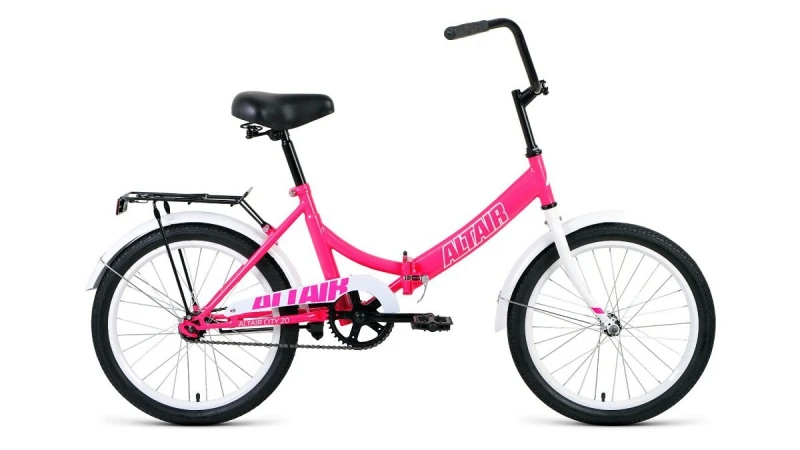 Велосипед 20" FORWARD ALTAIR CITY (1-скорость) 2020-2021 розовый/белый