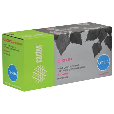 Картридж лазерный CACTUS (CS-CE413A) для HP LaserJet Pro M351/M451, пурпурный,