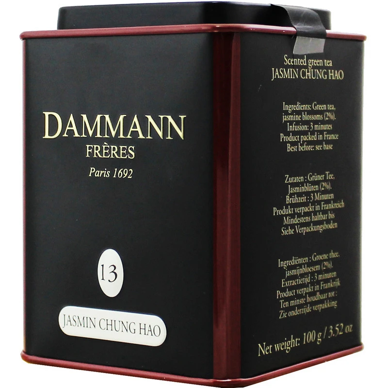 Чай Dammann The Jasmin листовой зелен., 100г ж/б