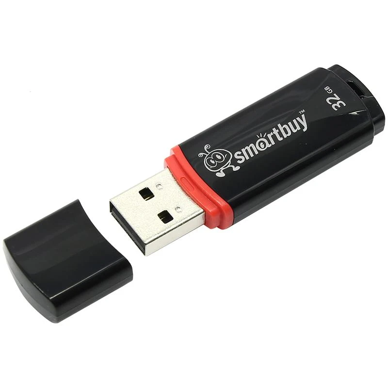 Память Smart Buy USB Flash  32GB Crown черный: SB32GBCRW-K штр.: 4690626003019