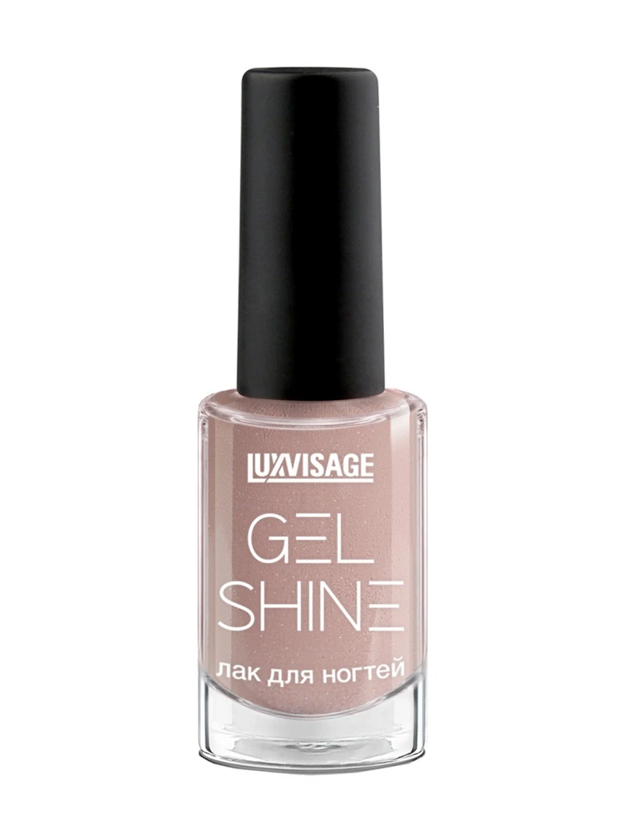 LUXVISAGE ЛАК для ногтей GEL SHINE тон 103 (Дымчатый Бежевый с шиммером) 9г,