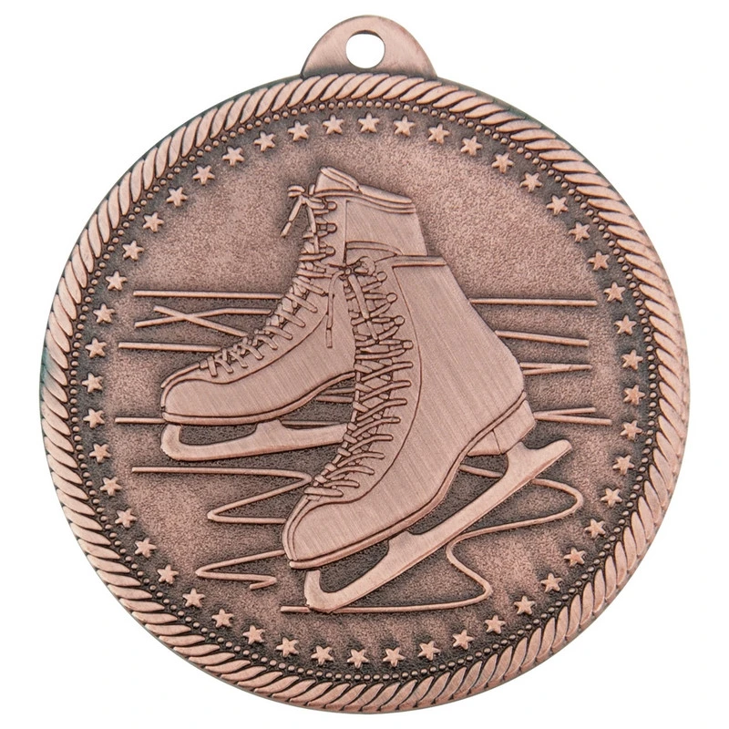 Медаль фигурное катание 50 мм бронза DC#MK302c-AB