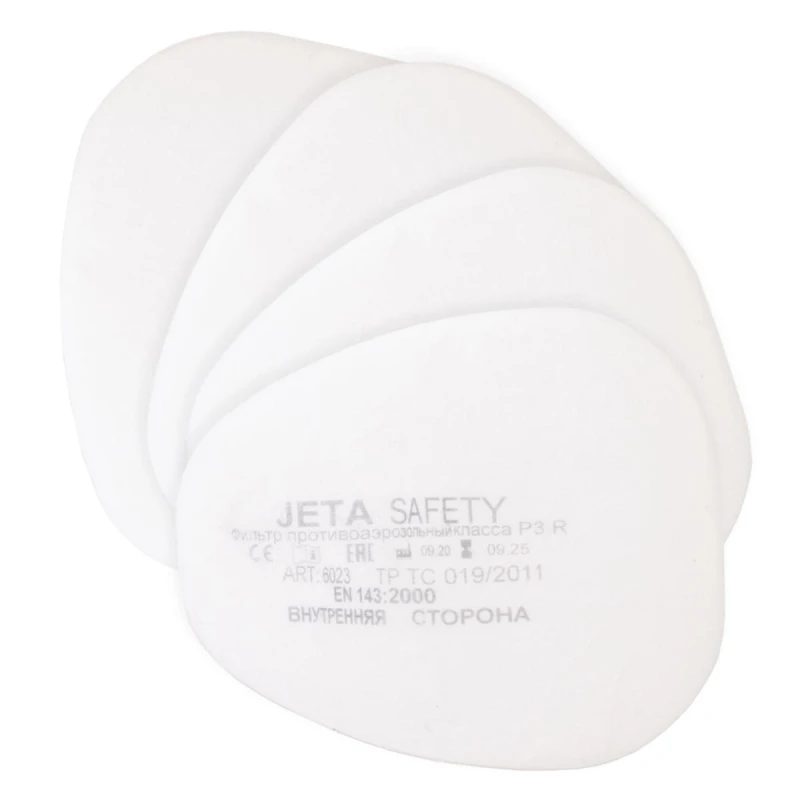 Фильтр противоаэрозольный Jeta Safety 6023 марка P3 R (6023) 4 шт/уп