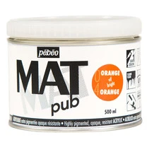 "PEBEO" экстра матовая Mat Pub №2 500 мл 257004 ярко-оранжевый