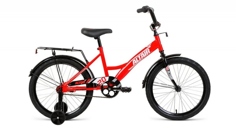 Велосипед 20" FORWARD ALTAIR KIDS 2020-2021 красный/серебристый