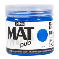 "PEBEO" экстра матовая Mat Pub №1 140 мл 256012 синий циан