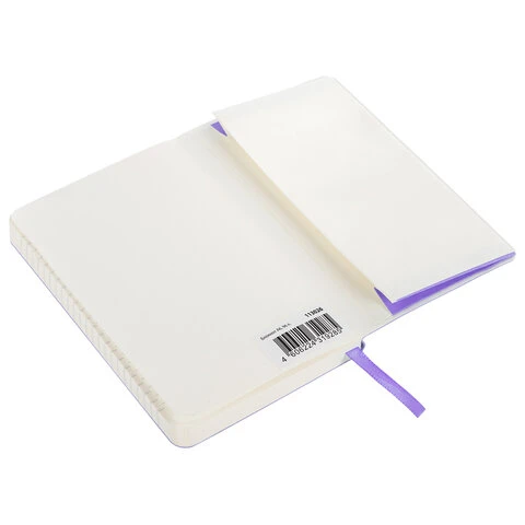 Блокнот МАЛЫЙ ФОРМАТ (96х140 мм) А6, BRAUBERG ULTRA, под кожу, 80 г/м2, 96 л.,