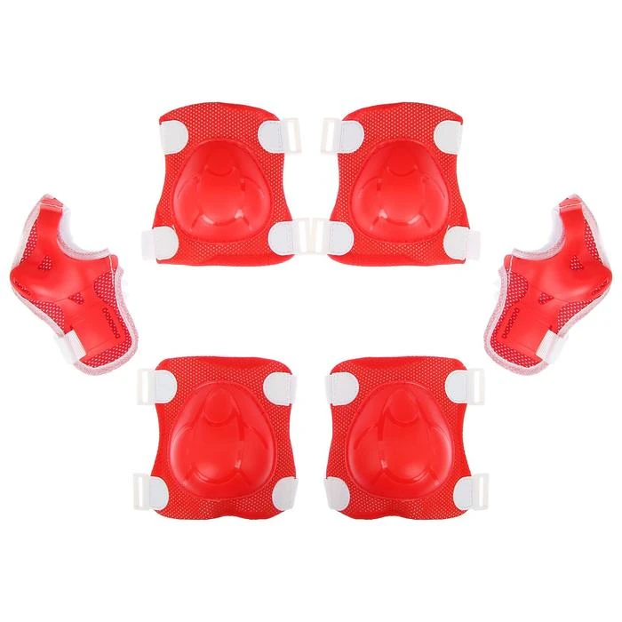 Защита роликовая OT-2017, размер универсальный, цвет красный