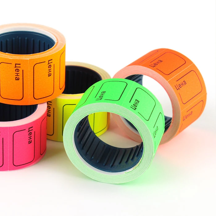 Ценник 20*30мм "Darvish" цветной