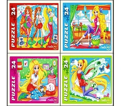 Пазлы 24 элемента. МЕГАГОНКИ (Арт. П24-8512) кратно 32