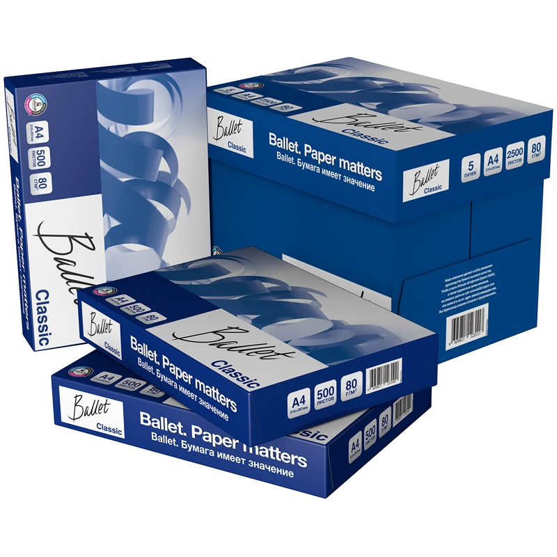 Бумага Ballet "Classic" А4, Марка В, 500 листов Бумага Ballet "Classic" А4, Марка В, 500 листов