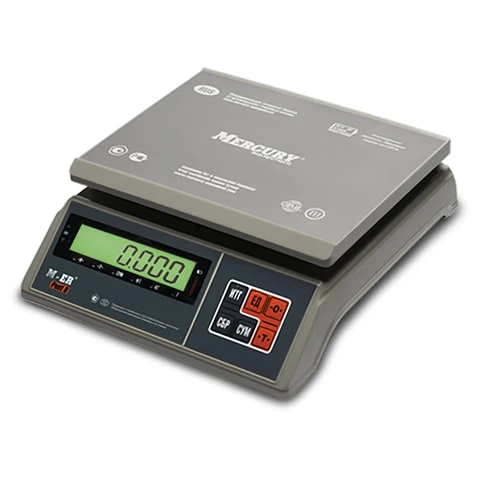 Весы фасовочные MERTECH M-ER 326AFU-6.01, LCD (0,005-6 кг), дискретность 0,1 г,