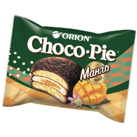 Печенье ORION "Choco Pie Mango" манго 360 г (12 штук х 30 г),
