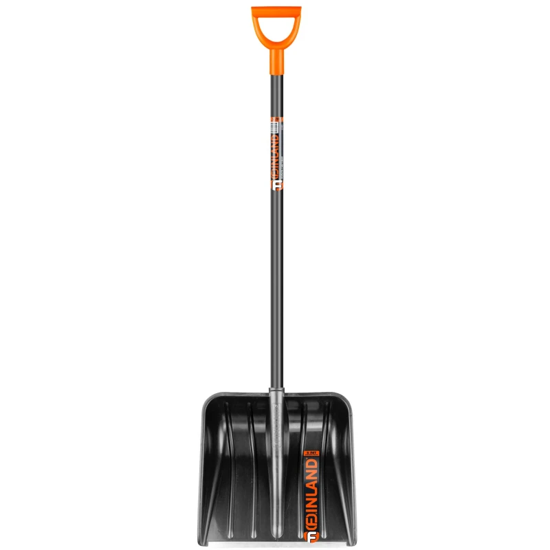 Лопата снеговая FINLAND пластик с черенком 1243-Ч Лопата снеговая FINLAND пластик с черенком 1243-Ч
