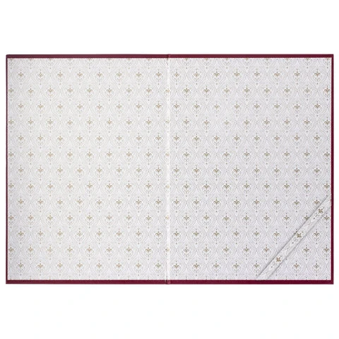 Папка адресная бумвинил "НА ПОДПИСЬ" с гербом России, А4, бордовая,