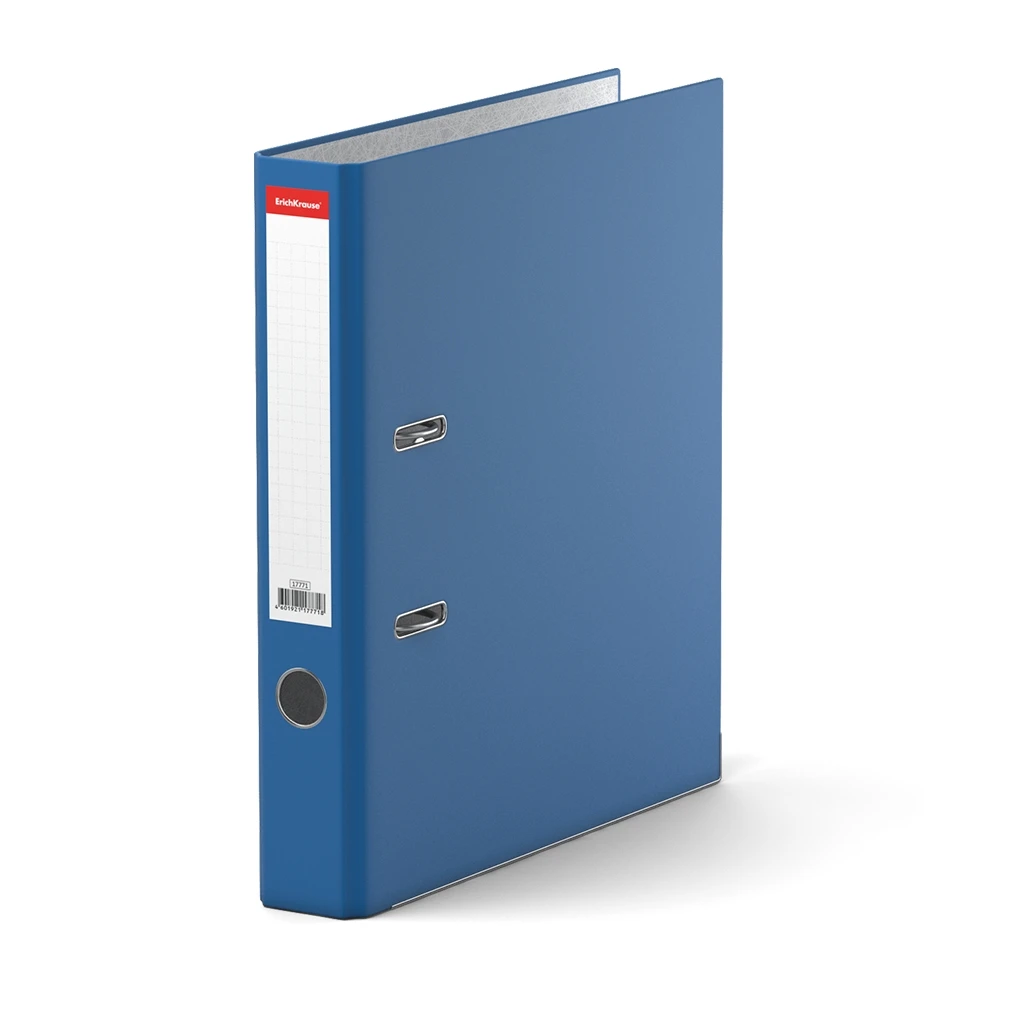 Папка–регистратор с арочным механизмом Erich Krause, Colors, А4, 50 мм, голубой