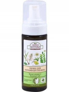 Эльфа"Зел.аптека" Пенка для инт/гигиены БЕЛАЯ АКАЦИЯ и ЗЕЛЁНЫЙ ЧАЙ