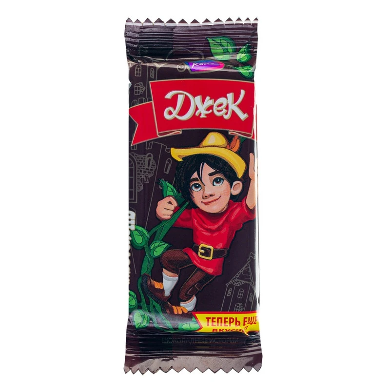 Конфеты вафельные Конти Шоколадные истории Джек, 520г Конфеты вафельные Конти Шоколадные истории Джек, 520г